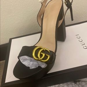 Black Gucci high heels